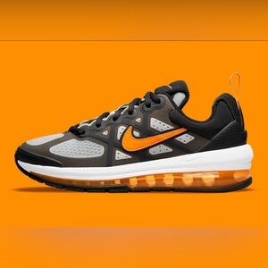 Nike Air Max Genome 7 Y CZ4652-002 Black Orange Gray